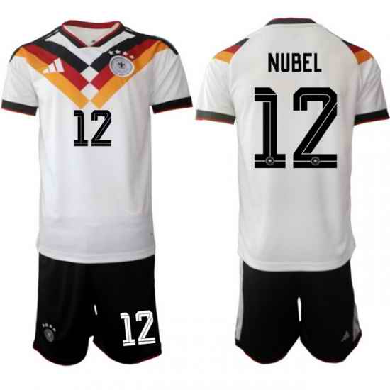 Germany 2026 FIFA World Cup Soccer Jersey White #12 NUBEL